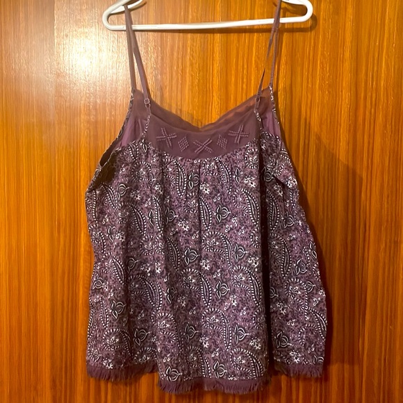 Never worn lined camisole-style cotton tank top by Temperance in size XL. - Picture 2 of 9